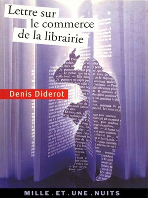 cover image of Lettre sur le commerce de la librairie
